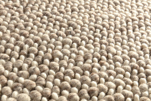 Vloerkleed | 100% vervilte wol | 603-001-102 Beige
