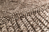 Vloerkleed | Handgeweven Wol - Viscose | 608-001-104 Charcoal